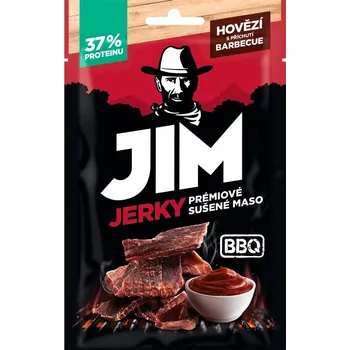 Sušené maso JIM JERKY hovězí BBQ 23 g
