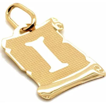 Přívěsek Písmenko I na pergamenu