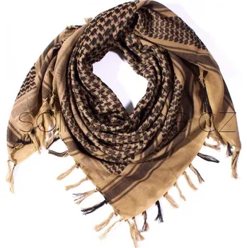 Šátek Šátek arafat černo sv. hnědý