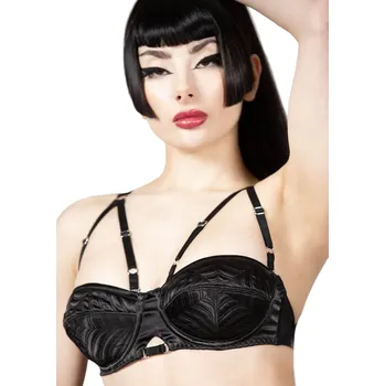 Podprsenka podprsenka dámská KILLSTAR - Spindle's - Black - S