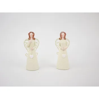 Figurka Anděl Mett hnědý 9 cm, mix druhů (133184 015 CAP-7-02091-21 anděl)