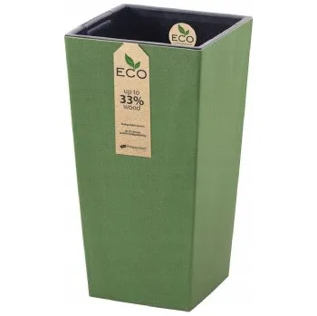 Květináč Květináč URBI SQUARE ECO s vkladem zelená