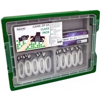 Herní konzole Kitronik :GAME ZIP 64 pro BBC micro:bit Classroom Pack Kitronik 5626-10