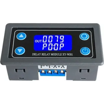 Stykač Časový spínač XY-WJ01 s výstupem na relé nebo TTL