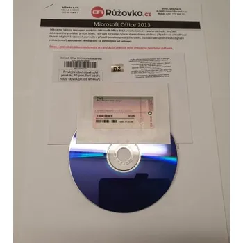 Operační systém Microsoft Office 2013 Home & Business (pro podnikatele), Software Certifikát pravosti + DVD MICROSOFT T5D-01708