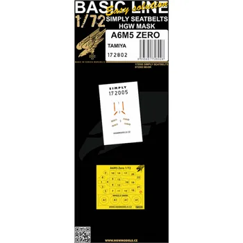 Plastikový model HGW 1/72 A6M5 ZERO (TAM) BASIC LINE