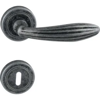 Dveřní kování TI - SOFIA - R 1917 klika/klika, rozety PZ OGA - Antik šedá (47)