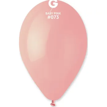 Balónek Gemar #073 Kulatý latexový balónek 30 cm - Baby růžová