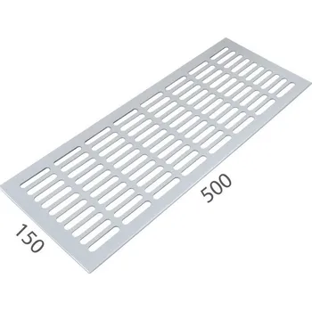 Větrací mřížka SRL - ALFA větrací mřížka šířka 150 x 500 mm 150 mm, 500 mm Bílá komaxit