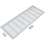 SRL - ALFA větrací mřížka šířka 150 x 600 mm 150 mm, 600 mm Bílá komaxit