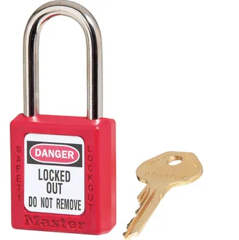 Visací zámek Nevodivý zámek s ocelovým okem oranžová