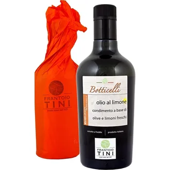 Rostlinný olej Frantoio Tini BOTTICELLI 500 ml – BIO italský olej s příchutí citrónu