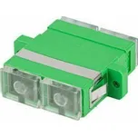 Optický adaptér SM SC/APC duplexní průhledná koncovka 20 ks