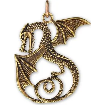 Přívěsek imago Bronzový amulet drak II