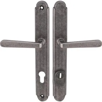 Dveřní kování NI - ALT WIEN PLUS PZ PLUS s otvorem pro vložku, 90 mm, klika/klika OGA - Antik šedá