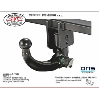 Tažné zařízení Tažné zařízení Mercedes CLA Shopoting Brake 06/2019-> BS 200-064 od SVC GROUP