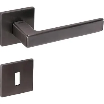 Dveřní kování TI - SONIA - HR 3095Q 5S rozety WC, klika/klika ANT PVD - Antracit PVD (162)