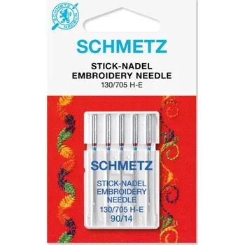Příslušenství k šicímu stroji Jehly vyšívací 130/705 H-E VDS 90 EMBROIDERY