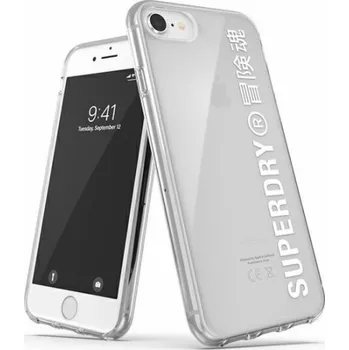 Pouzdro na mobilní telefon Dr. Nona SuperDry Snap iPhone 6 / 6s / 7/8 / SE 2020 Clear Case bílá / bílá 41573