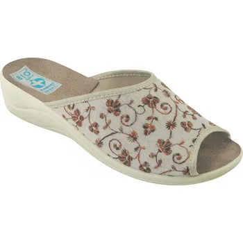 Dámské pantofle ADANEX Dámská domácí obuv-nazouváky DD27978 kytička 39