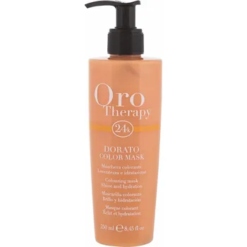 Vlasová regenerace Recenze Fanola Oro Therapy Dorato Color Mask 250 ml
