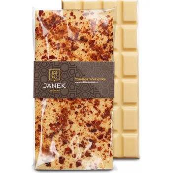Čokoláda JANEK Bílá čokoláda s chilli 85 g