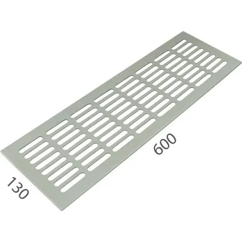 Větrací mřížka SRL - ALFA větrací mřížka šířka 130 x 600 mm 130 mm, 600 mm F9 - Nerez elox