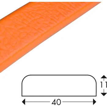 Stavební profil Ochranný profil 15, oranžová, 4 cm × 1,1 cm × 500 cm