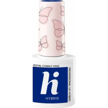 Lak na nehty Hi Hybrid Hi Hybrid Hybrid lak na nehty Butterfly #342 Royal Cobalt 5ml
