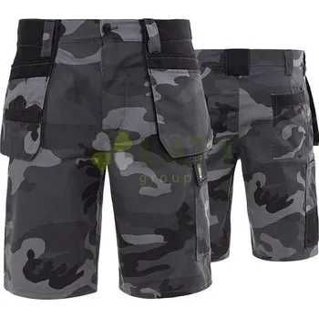 pracovní kraťasy Procera Kraťasy PROMONTER 260 maskáče-šedá 52/XL