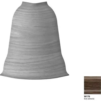 soklová lišta rohy vnější SLK50 zámecký dub