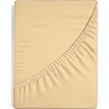 Prostěradlo Matějovský napínací prostěradlo jersey Pískové na matraci: 140 x 200 cm