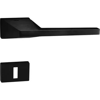 Dveřní kování TI - ARCTIC - RT 4004RT rozety WC, klika/klika BS - Černá matná (153)