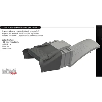 Plastikový model Eduard 1/48 P-51D/K radiator PRINT (EDUARD)