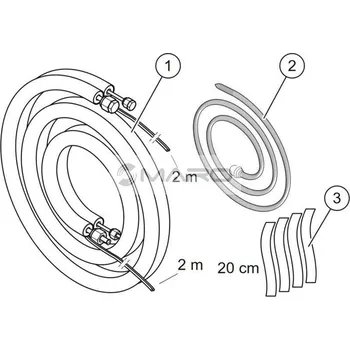 Klimatizace Vaillant Trubka dvojitá 1/4" - 1/2" pro jednotky 35/5 - 55/5 AS, 5 m, 0020250307