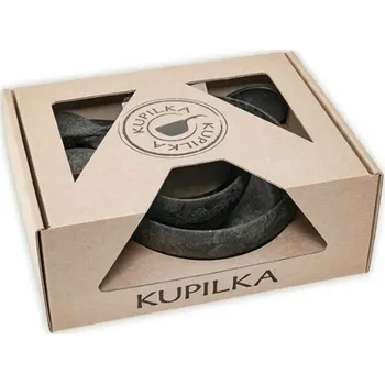 Kempingové nádobí Kupilka K33JSK Junior SET Black sada na výlety (miska, sklenice, spork), černá