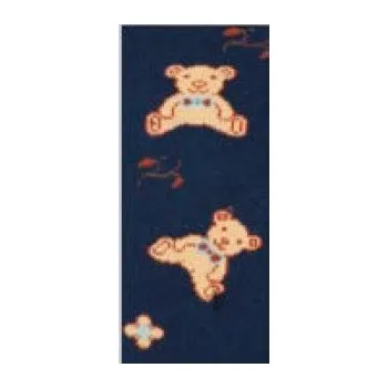 Dětské froté punčocháče NOVIA medvídek - 6 barev 80-86 modrá