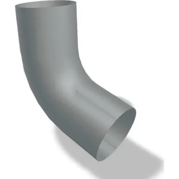 okap PREFA koleno 72° hliníkové Ø 100 mm, Světle šedá P10 RAL 7005