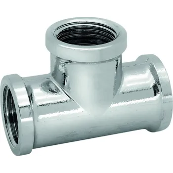 Fitinka Slovarm - T-kus F/F/F, chrom KE-506 Cr D: G 1/2, Dimenzia: DN15, L±2 (mm): 54