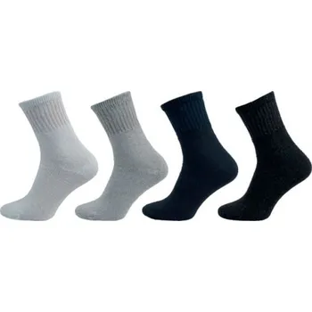 Dámské ponožky Ponožky NOVIA froté jemný svěr lemu 39-41 černá