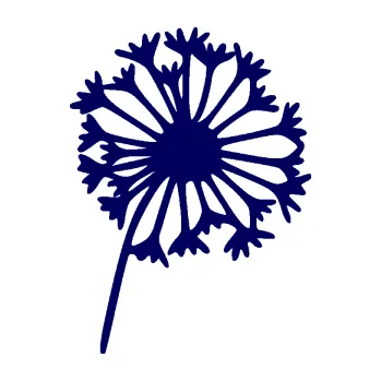 Samolepící dekorace SAMOLEPKA Pampeliška 002 pravá odkvetlá (23 - tmavě modrá) NA AUTO, NÁLEPKA, FÓLIE, POLEP, TUNING, VLASTNÍ TEXT, TISK, AUTOSAMOLEPKY.cz, POLEPY, OBRÁZEK, LOGO, SAMOLEPKY