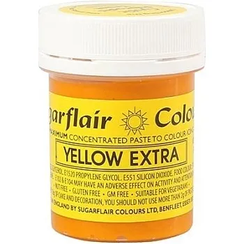 Potravinářské barvivo SUGARFLAIR Yellow Extra 42 g (Žlutá extra)