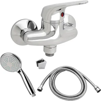 Vodovodní baterie Slovarm - TA.4020-100 - Baterie sprchová nástěnná, s příslušenstvím, rozteč 100 mm - 482306