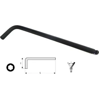 Klíč Imbus klíč 2,0mm s kuličkou - BONDHUS