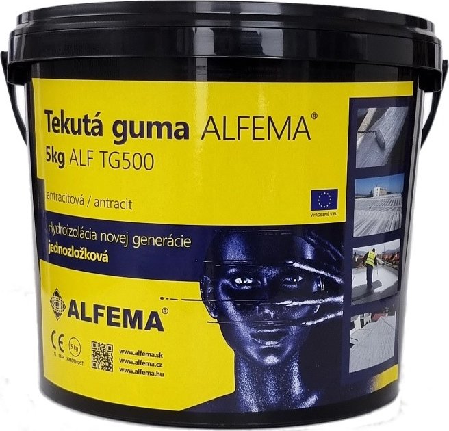 Tekutá guma ALFEMA TG500 (7015) antracitová 5 kg (hydroizolace Tekutá guma)