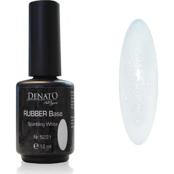 Umělé nehty DENATO s.r.o. RUBBER Base Sparkling White