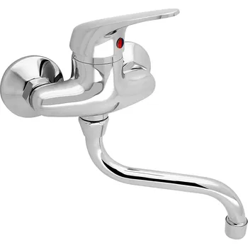 Vodovodní baterie Slovarm - TA.4010.A15-100 - Baterie dřezová nástěnná, ramínko kulaté Ø 18 mm, L 150 mm, rozteč 100 mm - 480302