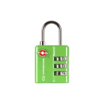 Příslušenství k zavazadlu Lifeventure TSA Combi Lock green Zelená zámek