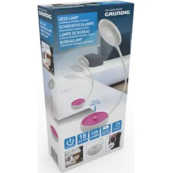 Lampička Stolní lampa Grundig růžová (8711252032290PINK)