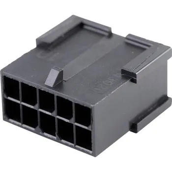 Elektrický konektor Molex zásuvkový konektor na kabel 10, rozteč 3 mm, 430201001, 1 ks Bag